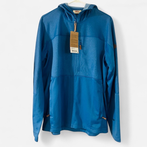 Fjallraven Other - NWT Fjallraven Abisko Trail Fleece Hoodie Men’s XXL UN Blue